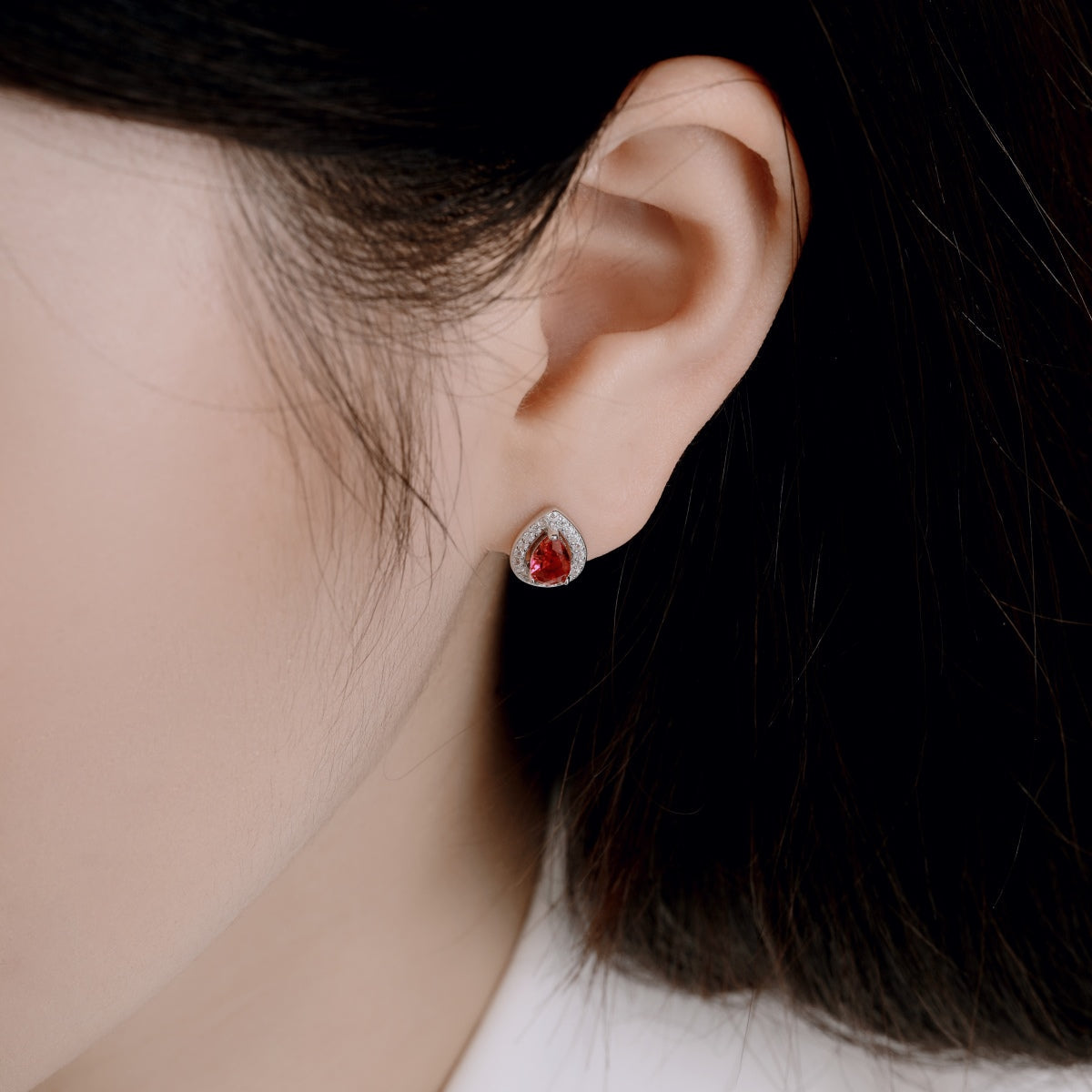 [Love's Uplift]Luxurious Water Drop Shape Earrings