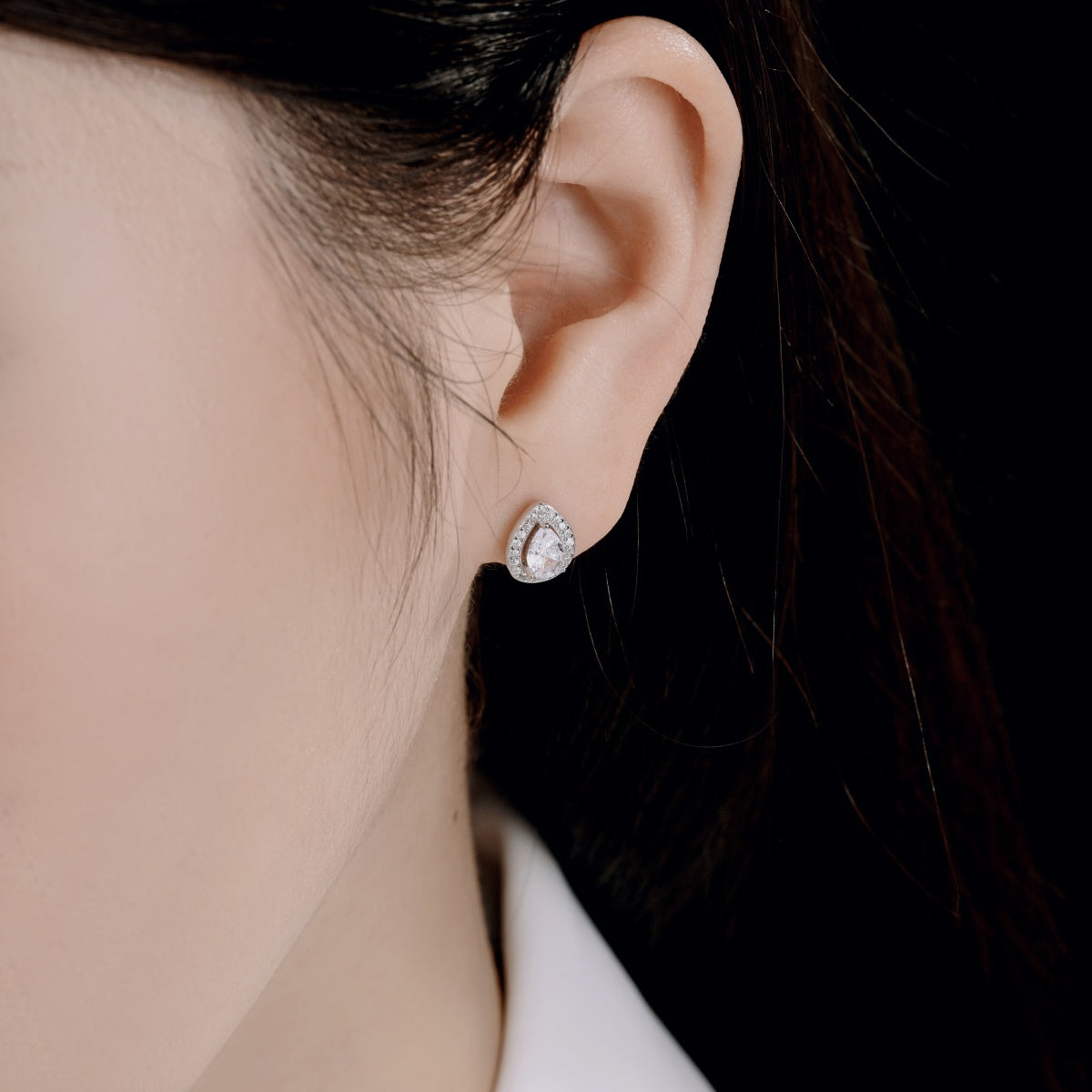 [Love's Uplift]Luxurious Water Drop Shape Earrings