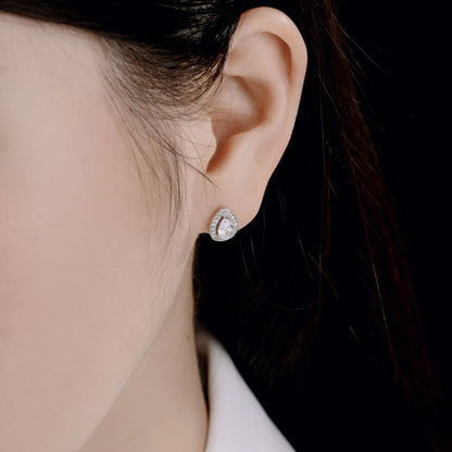 [Love's Uplift]Luxurious Water Drop Shape Earrings