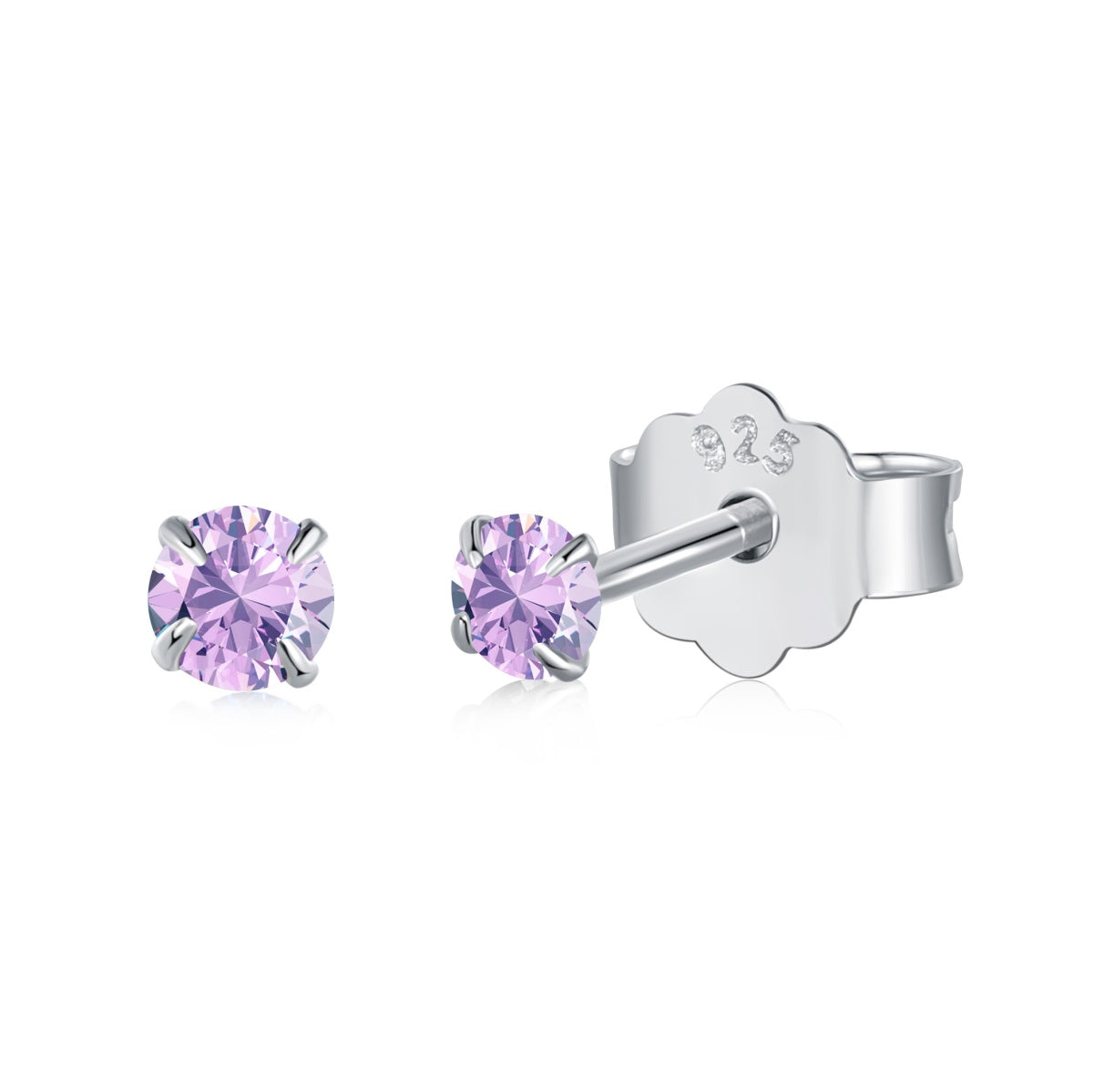 [Love's Uplift]Delicate Solitaire Earrings