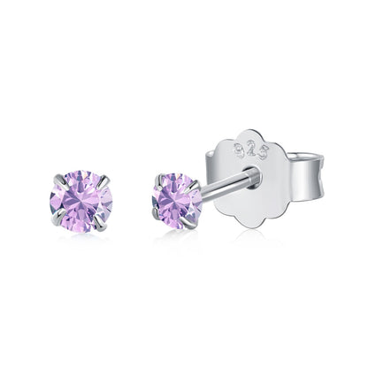 [Love's Uplift]Delicate Solitaire Earrings