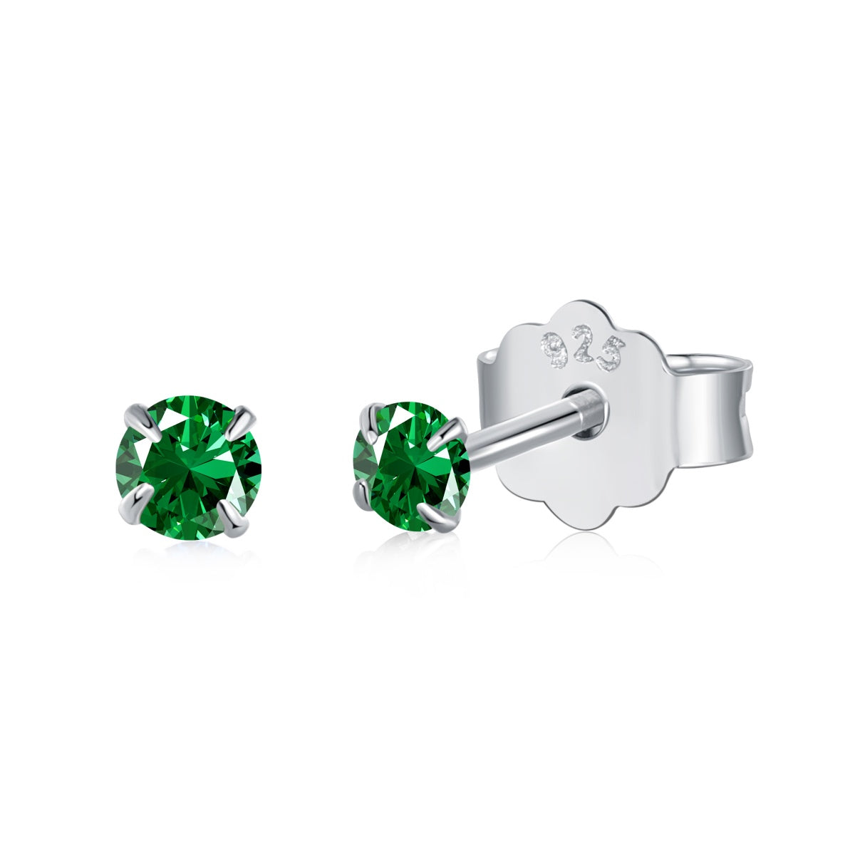 [Love's Uplift]Delicate Solitaire Earrings
