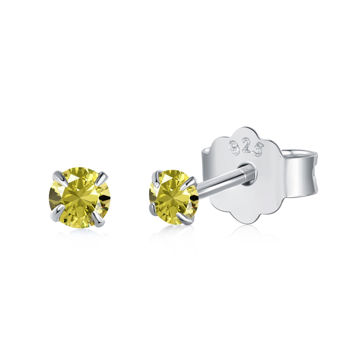 [Love's Uplift]Delicate Solitaire Earrings
