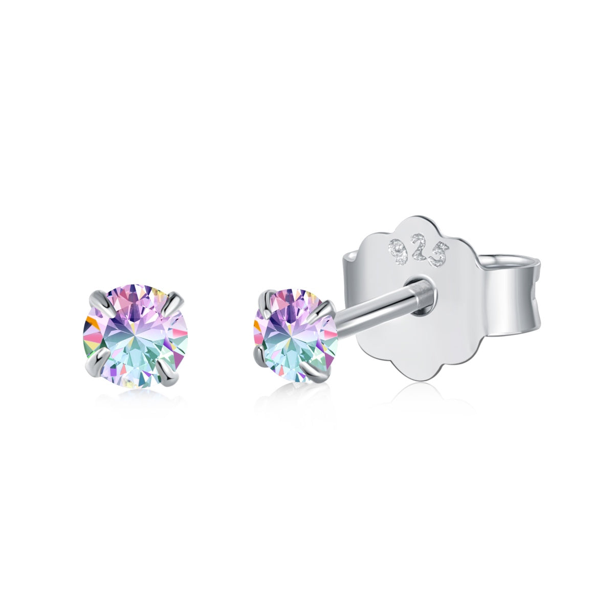 [Love's Uplift]Delicate Solitaire Earrings