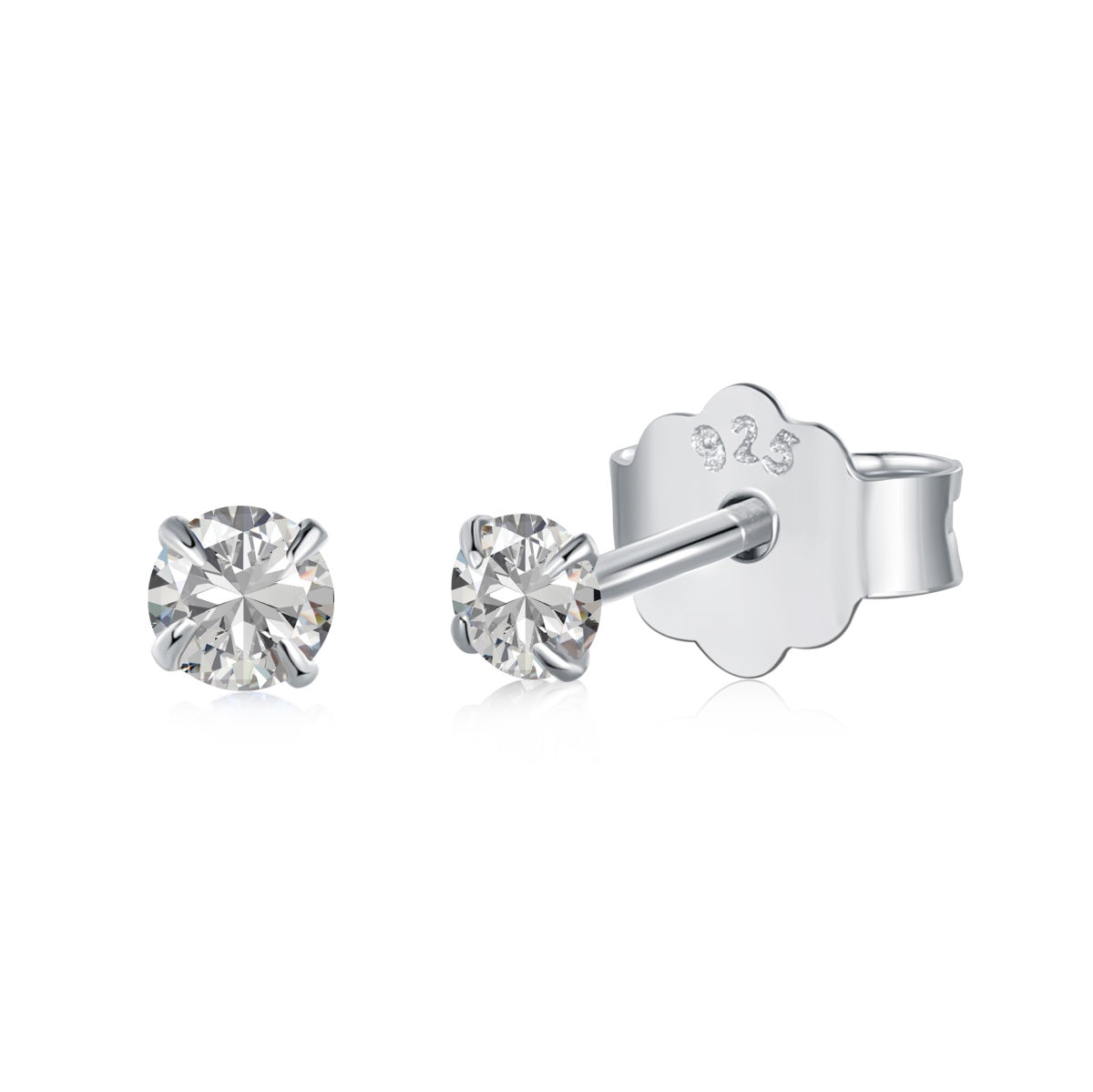 [Love's Uplift]Delicate Solitaire Earrings