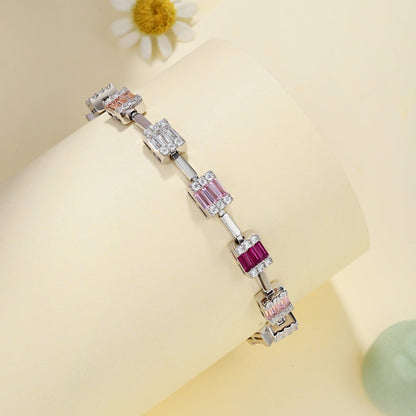 [Love's Uplift]Dainty Charming Emerald Cut Daily Bracelet