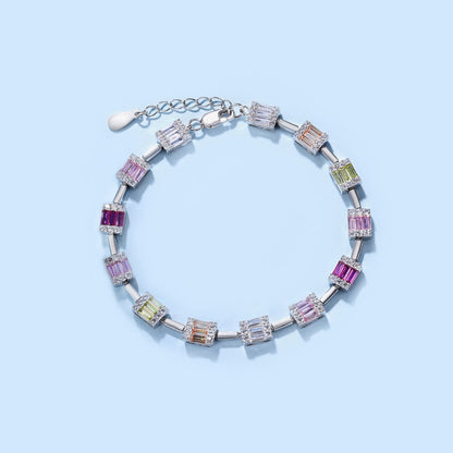 [Love's Uplift]Dainty Charming Emerald Cut Daily Bracelet