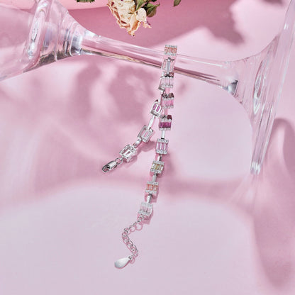 [Love's Uplift]Dainty Charming Emerald Cut Daily Bracelet