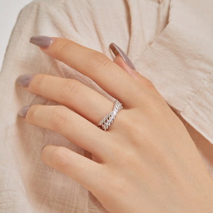 [Love's Uplift]Unique Colorful Marquise Cut Daily Ring