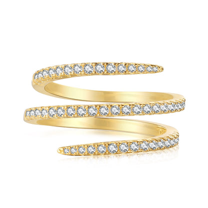 [Love's Uplift]Unique Vibrant Entangle Daily Ring