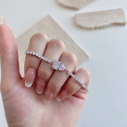 [Love's Uplift]Dazzling Unique Multi Shape Lover Bracelet
