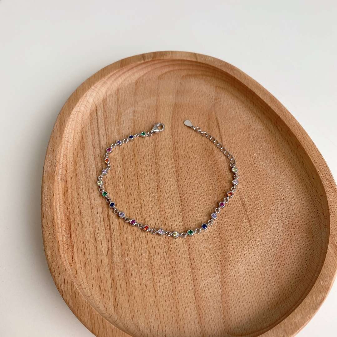 [Love's Uplift]Colorful Bead Array Bracelet