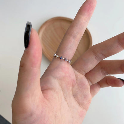 [Love's Uplift]Unique Trapezoid Cut Daily Ring