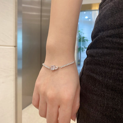 [Love's Uplift]Dazzling Unique Multi Shape Lover Bracelet