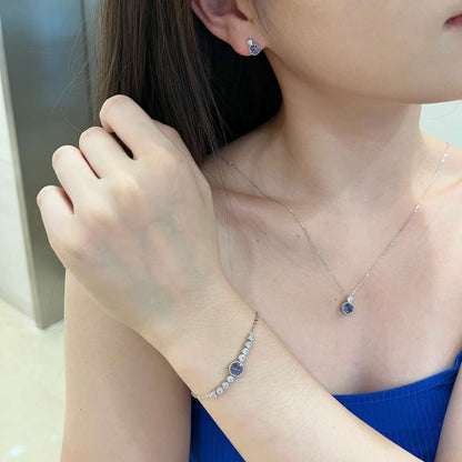 [Love's Uplift]Luxurious Heart Of The Ocean Bracelet