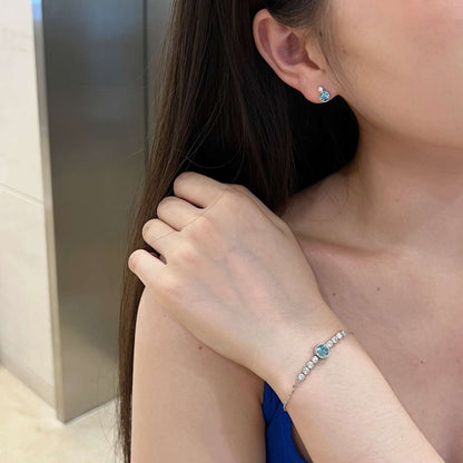 [Love's Uplift]Luxurious Heart Of The Ocean Bracelet