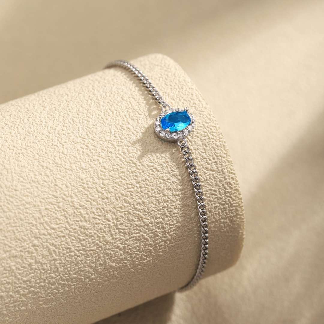 [Love's Uplift]Exquisite Oval Shape Bracelet