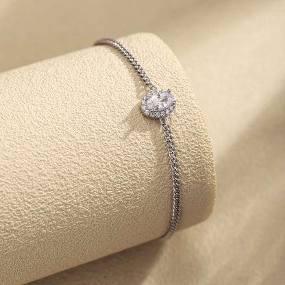 [Love's Uplift]Exquisite Oval Shape Bracelet