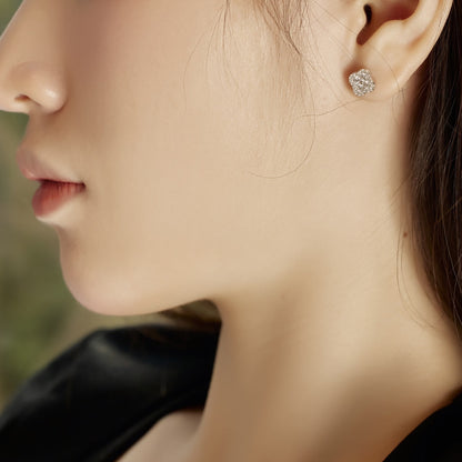 [Love's Uplift]Four-Leaf Clover Flower Shaped Earrings