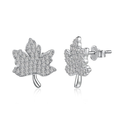 [Love's Uplift]Exquisite Maple Leaf Design Earrings