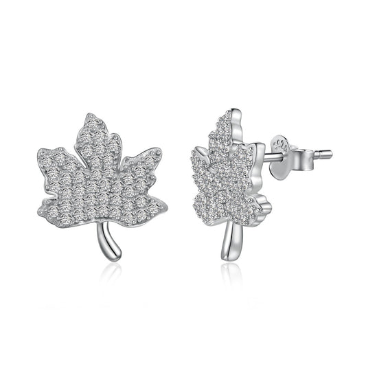 [Love's Uplift]Exquisite Maple Leaf Design Earrings
