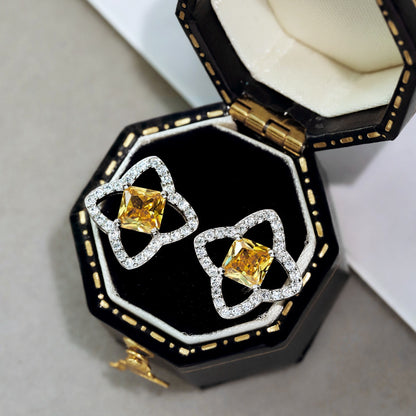 [Love's Uplift]Elegant Star Shape Princess Cut Daily Earrings
