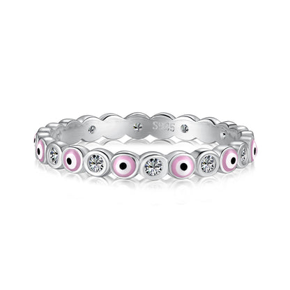 [Love's Uplift]Sparkling Vibrant Round Shape Daily Ring