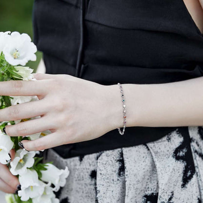 [Love's Uplift]Colorful Bead Array Bracelet