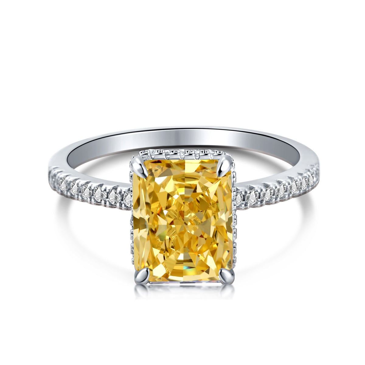 [Love's Uplift]4.0 Carat Luxurious Engagement Ring