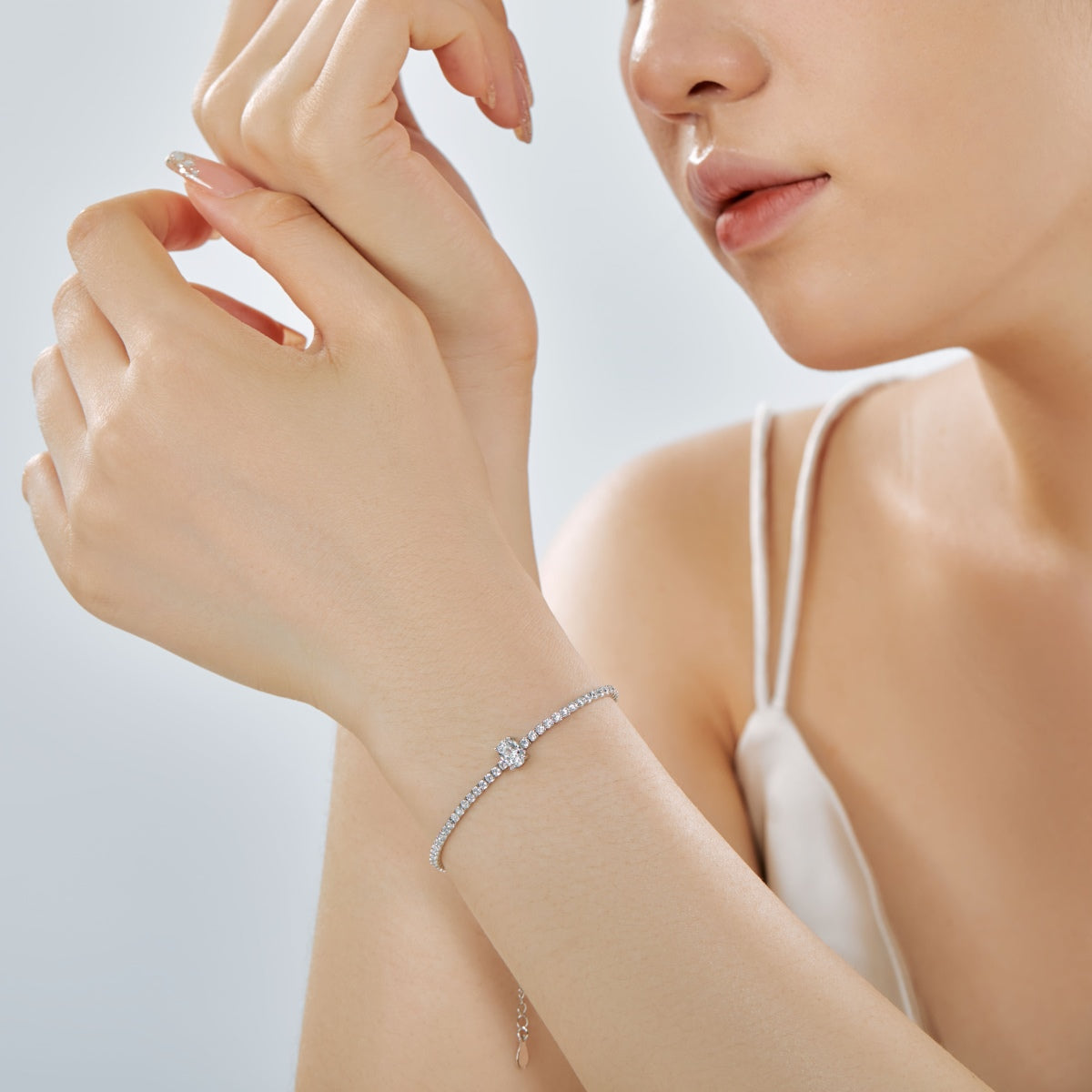 [Love's Uplift]0.75 Carat Exquisite Oval Cut Daily Bracelet