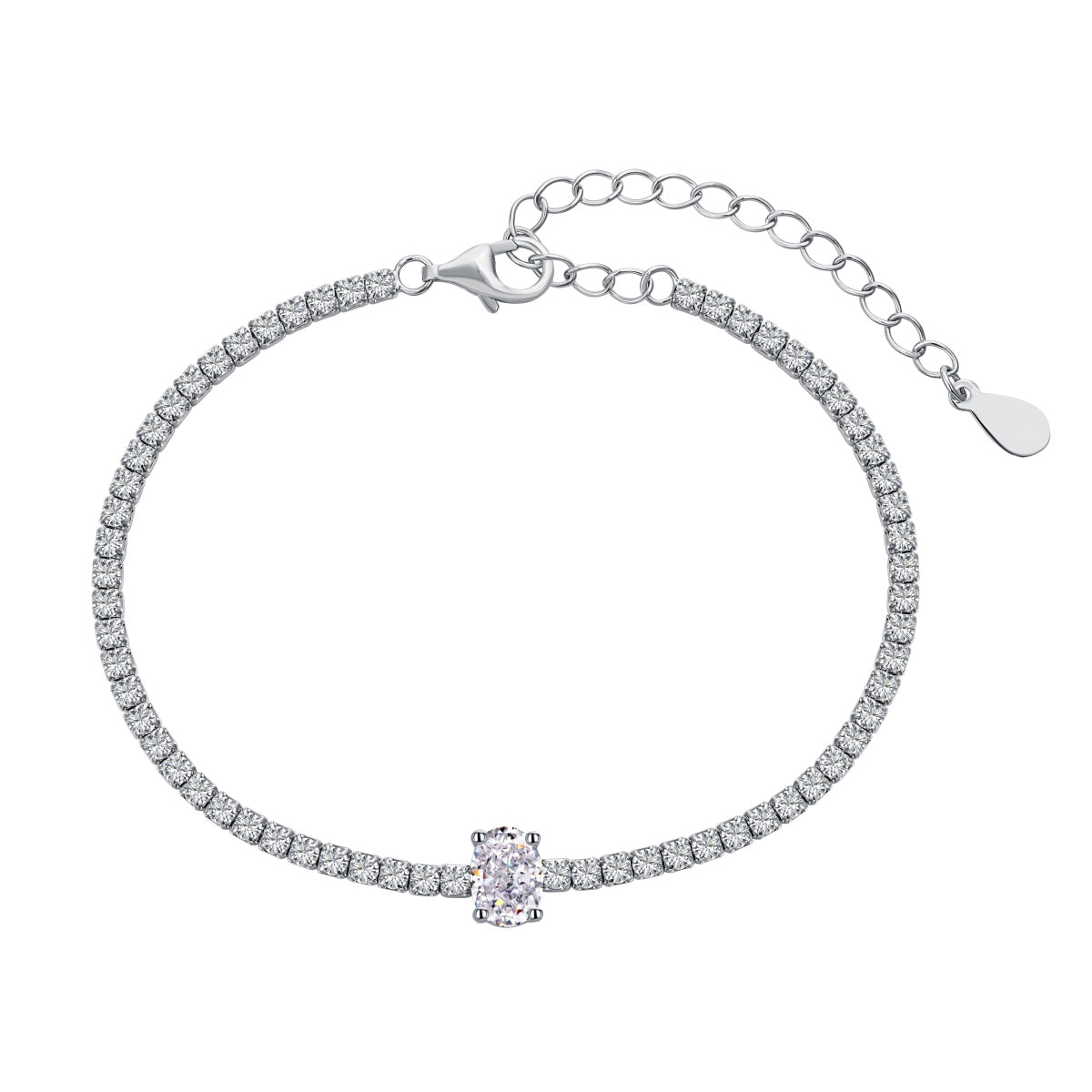 [Love's Uplift]0.75 Carat Exquisite Oval Cut Daily Bracelet