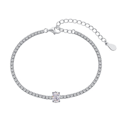 [Love's Uplift]0.75 Carat Exquisite Oval Cut Daily Bracelet
