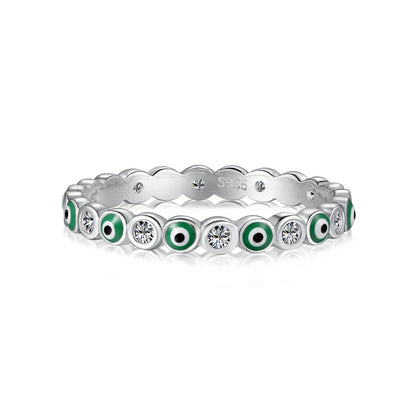 [Love's Uplift]Sparkling Vibrant Round Shape Daily Ring
