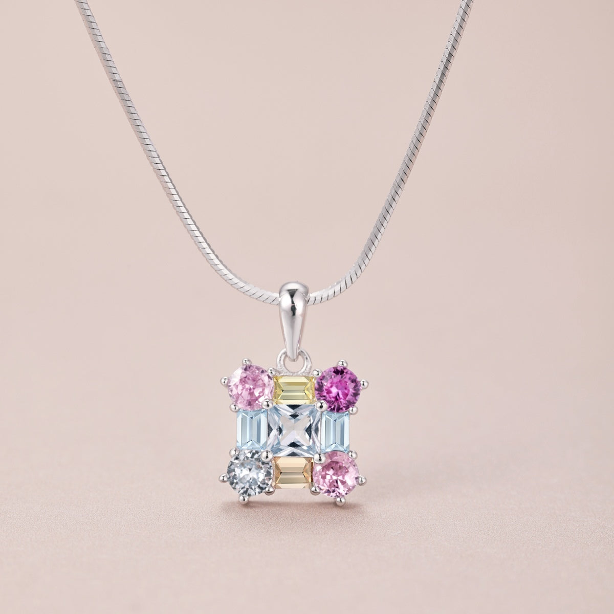 [Love's Uplift]Gorgeous Multi Colorful Necklace