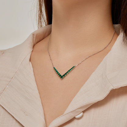 [Love's Uplift]Ornate Round Cut Necklace