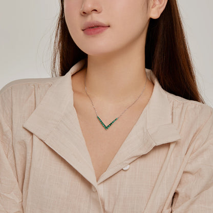 [Love's Uplift]Ornate Round Cut Necklace