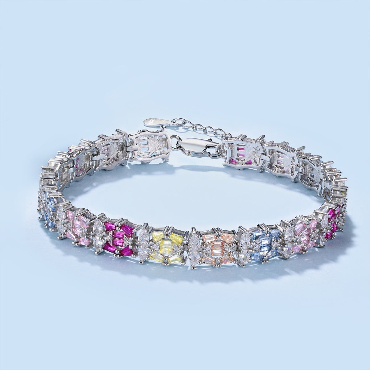 [Love's Uplift]Delicate Colorful Multi Cut Party Bracelet