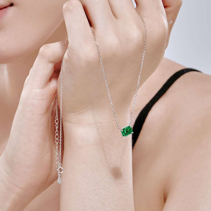 [Love's Uplift]Luxurious Square Shape Colorful Necalack