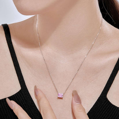 [Love's Uplift]Luxurious Square Shape Colorful Necalack