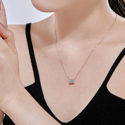 [Love's Uplift]Luxurious Square Shape Colorful Necalack