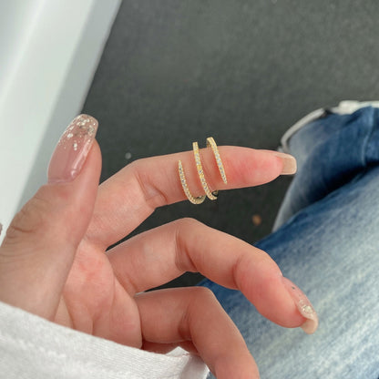 [Love's Uplift]Unique Vibrant Entangle Daily Ring