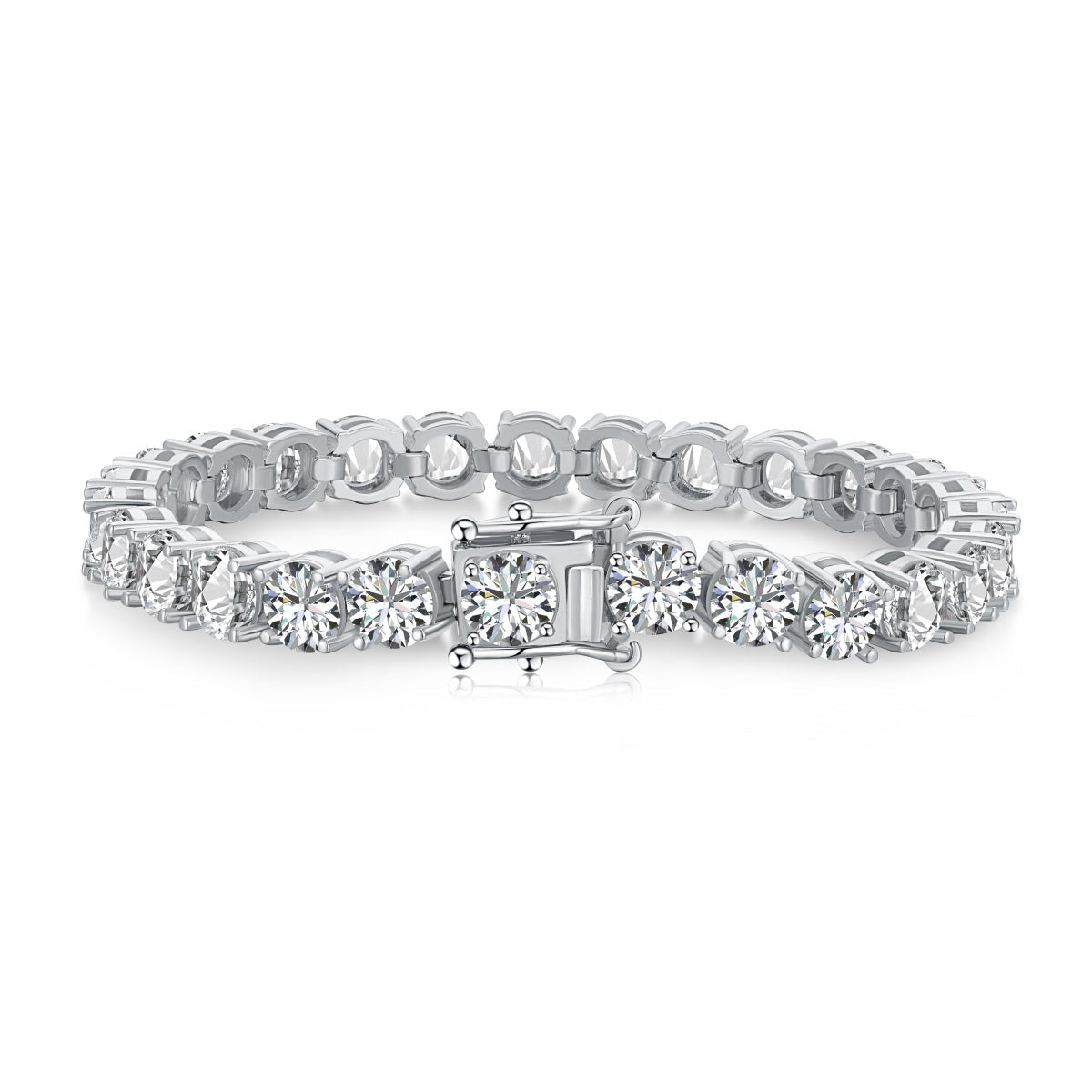 [Love's Uplift]0.75 Carat Dazzling Round Cut Wedding Bracelet