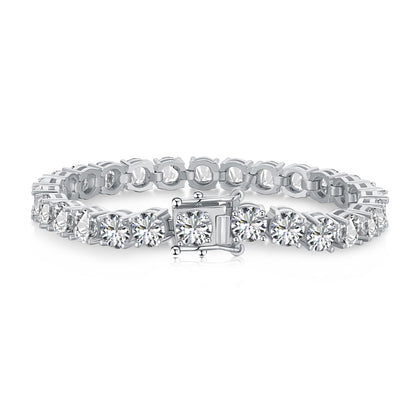 [Love's Uplift]0.75 Carat Dazzling Round Cut Wedding Bracelet