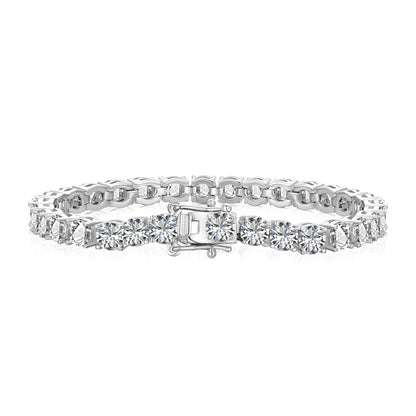 [Love's Uplift]Ornate Sparkling Round Cut Wedding Bracelet