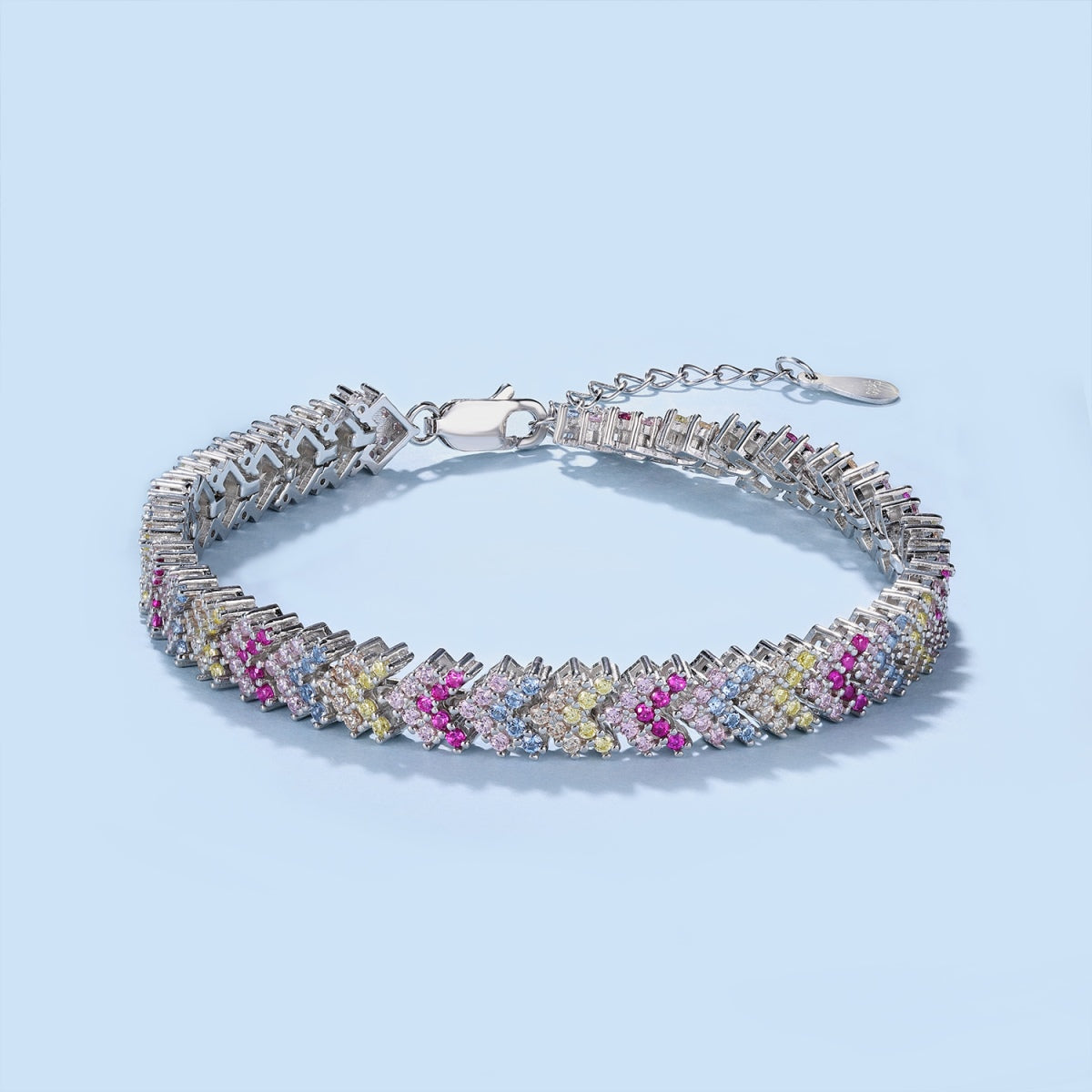 [Love's Uplift]Ornate Sparkling Round Cut Party Bracelet