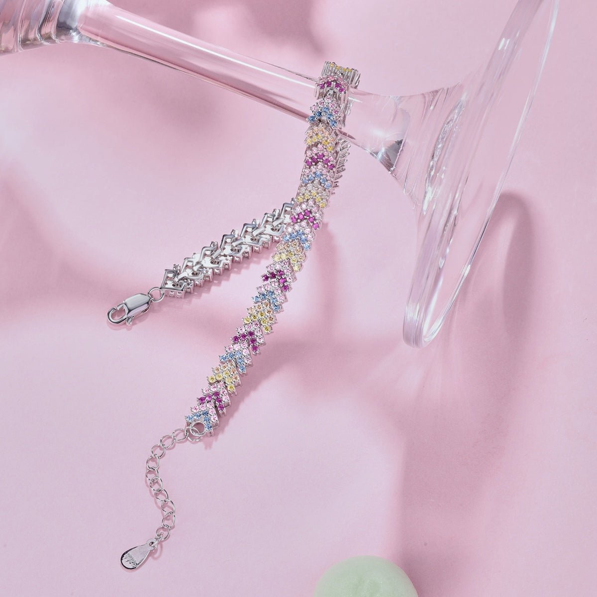 [Love's Uplift]Ornate Sparkling Round Cut Party Bracelet