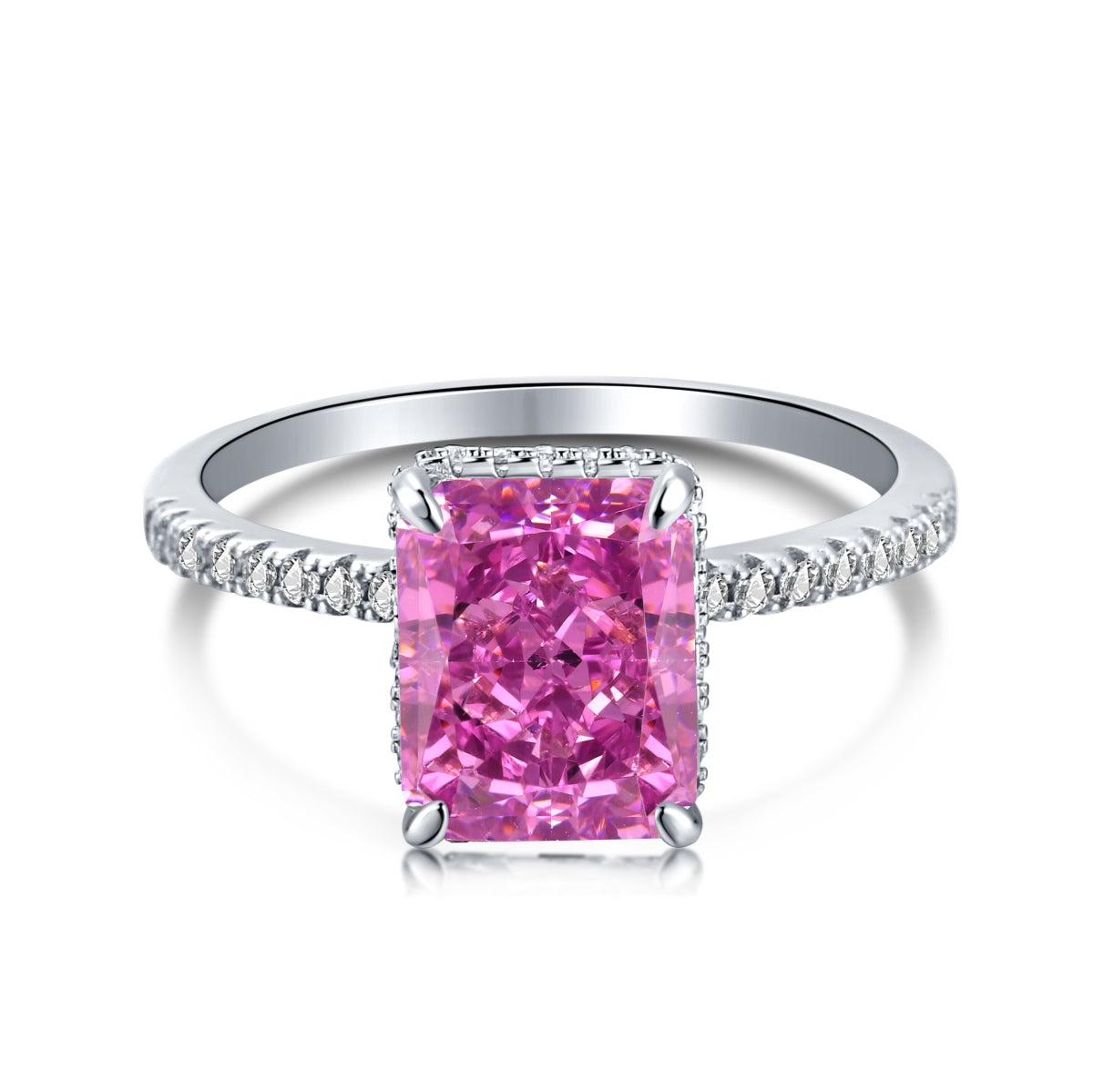 [Love's Uplift]4.0 Carat Luxurious Engagement Ring