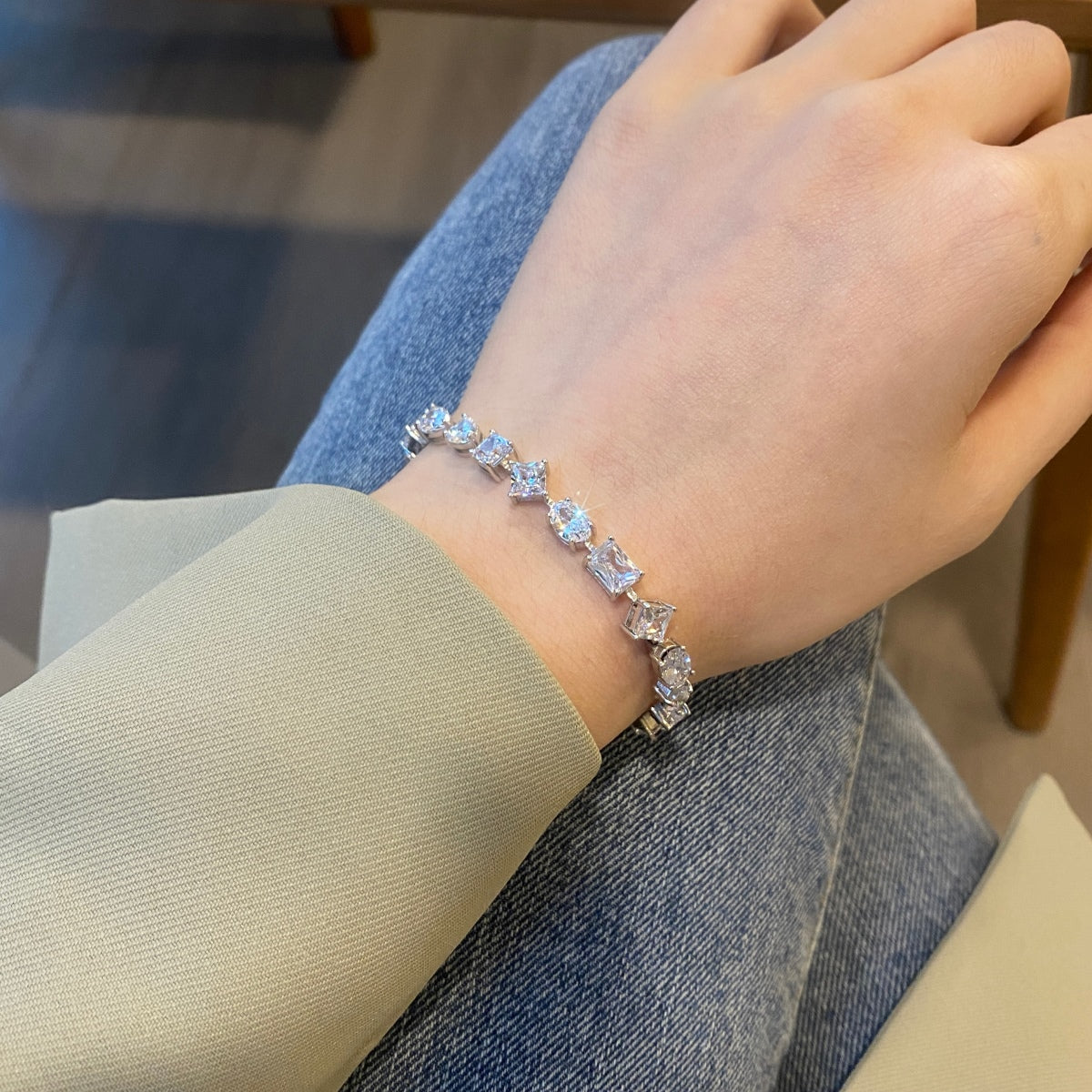 [Love's Uplift]Unique Exquisite Multi Cut Daily Bracelet