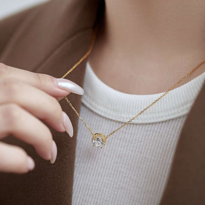 [Love's Uplift]Luxurious Round Cut Necklace