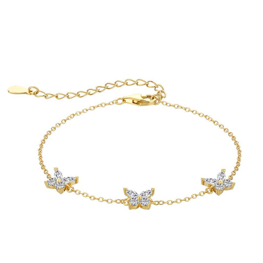 [Love's Uplift]Radiant Butterfly Shape Necklace